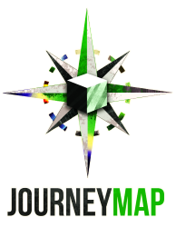JourneyMap compass rose logo with the JourneyMap wordmark