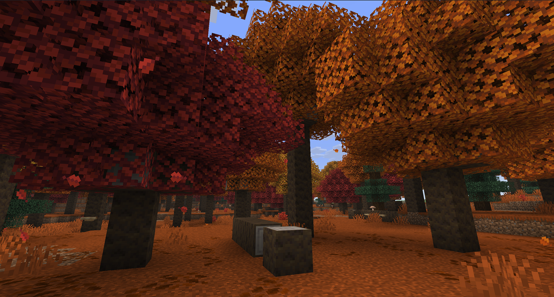 Dappled Forest location guide in Minecraft
