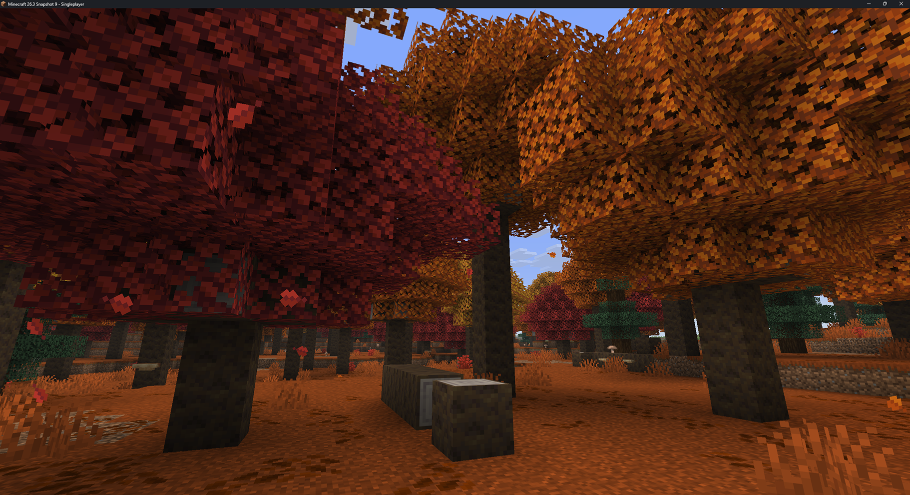 Dappled Forest as it appears in vanilla Minecraft