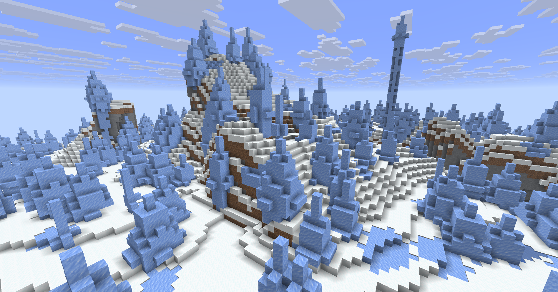 Ice Spikes as it appears in vanilla Minecraft