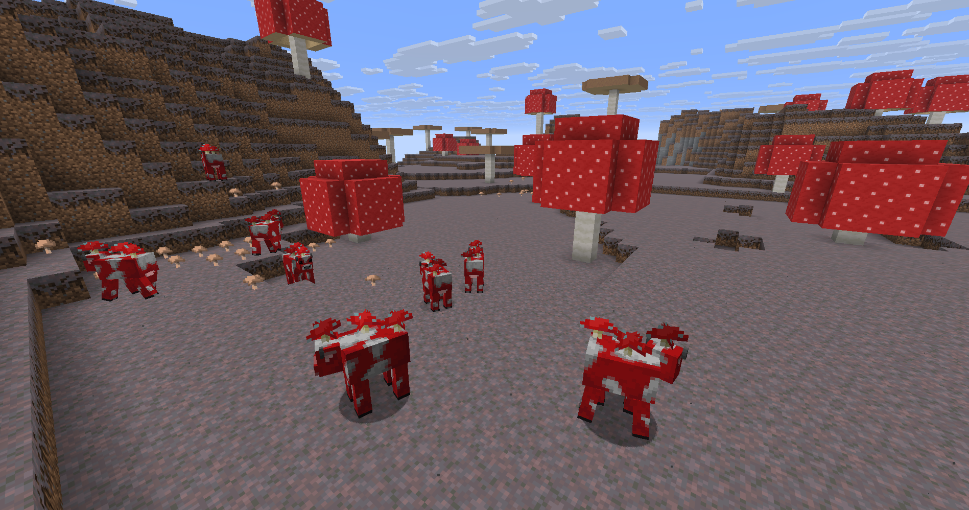 Mushroom Fields location guide in Minecraft