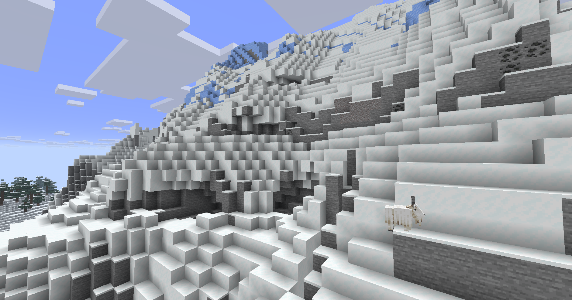 Snowy Slopes location guide in Minecraft