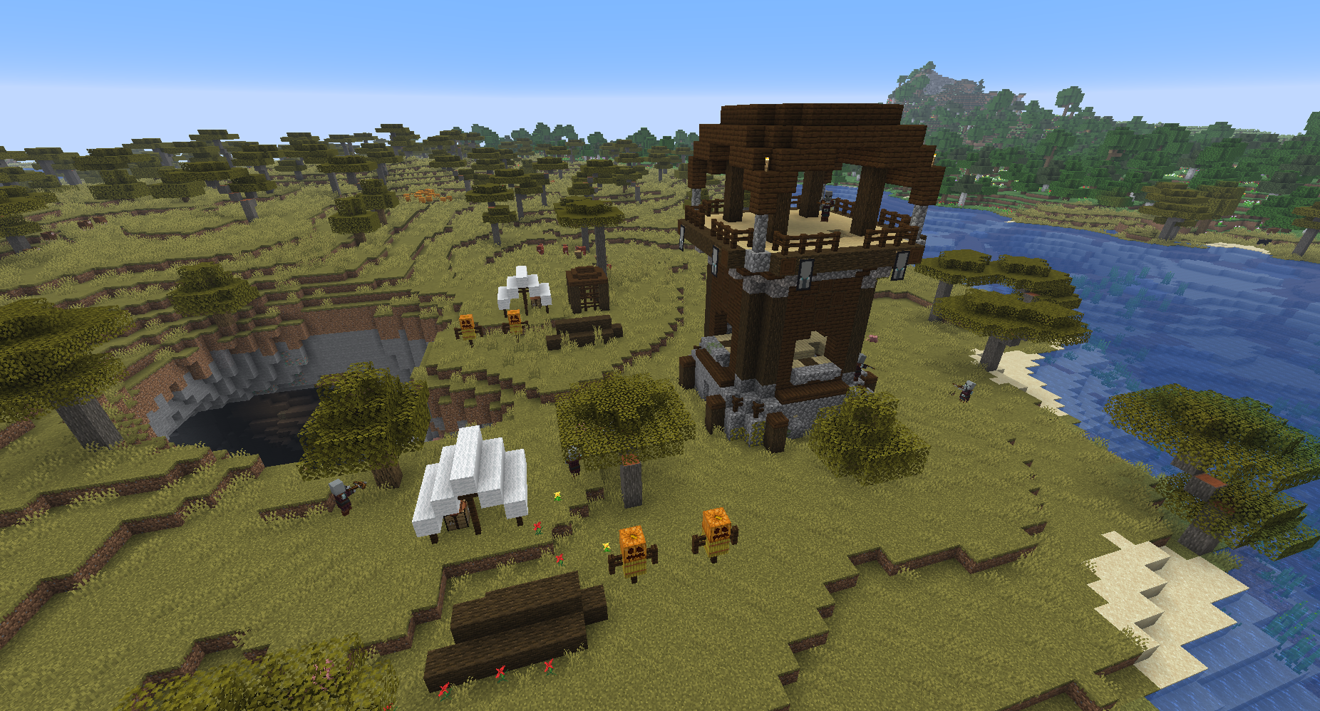 Pillager Outpost location guide in Minecraft