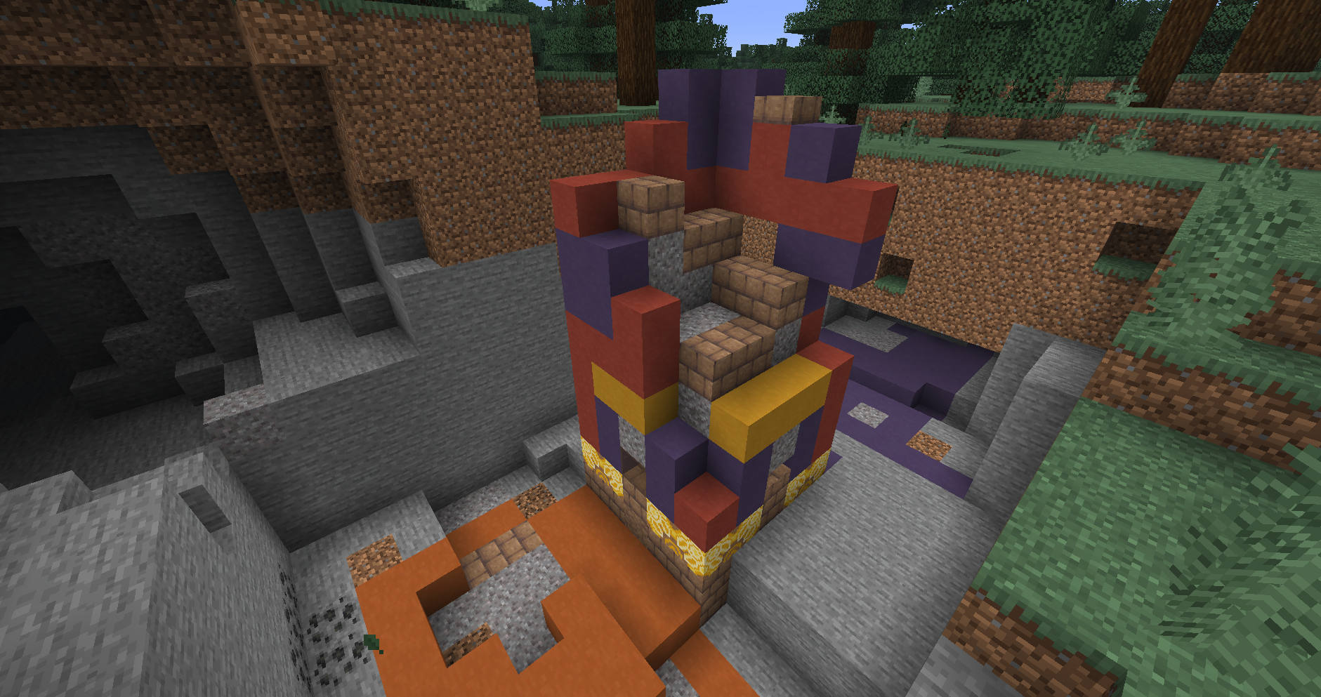 Trail Ruins as it appears in vanilla Minecraft