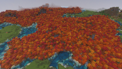 Big Dappled Forest Spawn, a featured Minecraft seed world