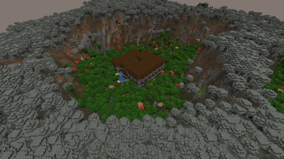Mansion Surrounded by Pale Garden, a featured Minecraft seed world