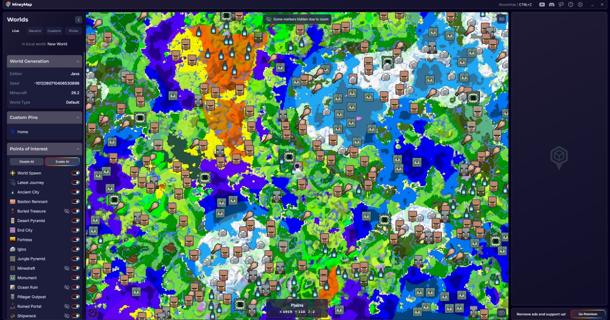 Live Minecraft World Map in Action | MineyMap